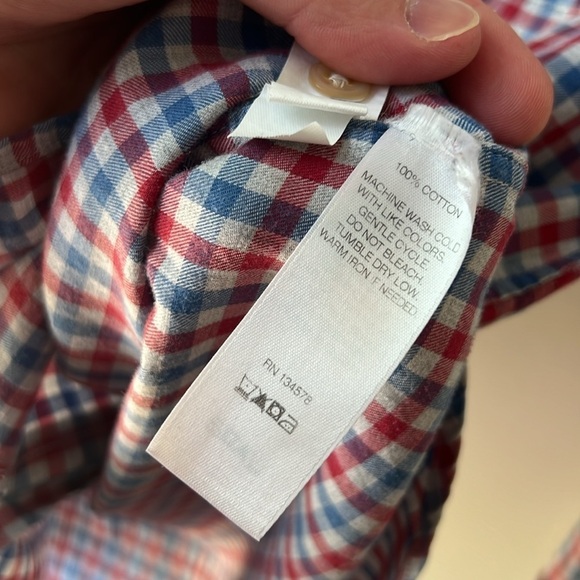VINEYARD VINES Men’s TUCKER Slim Fit Long Sleeve Button Down Checkered Small - Picture 8 of 10